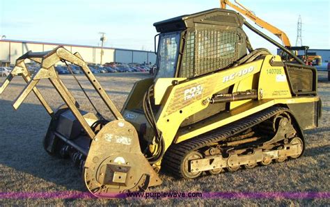 posi track skid steer rc100 with brush attachment|asv posi track rc 100.